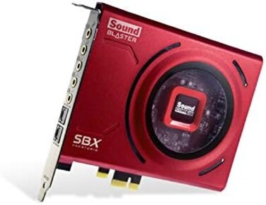 Creative Sound Blaster Z SE Internal PCI-e Gaming Sound Card and DAC, 24-bit / 192 kHz, 116 dB SNR, ASIO, 600&Omega; Headphones Amp, Mic EQ, Discrete 5. 1 / Virtual 7. 1, Supports Dolby Digital Live, DTS.