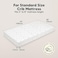 KeaBabies 2-Pack Organic Crib Sheets for Boys, Girls - Jersey Fitted Crib Sheet, Baby Crib Sheets Neutral, Crib Mattress Sheet, Cotton Crib Sheets, Soft Baby Sheets for Crib, Unisex Crib Fitted Sheet
