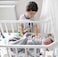 BROLEX Baby Fitted Crib Sheets: Kid Crib Sheets - Set of 2 for Toddler Standard Size Crib Mattress for Boys and Girls - Jersey Knit Crib Bed Sheets Space Planet.