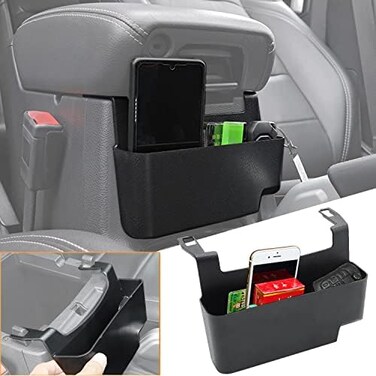 YOCTM Front Center Console Organizer Tray for Jeep Wrangler JL JT Armrest Storage Box Accessories Fits 2018 2019 2020 2021 JLU Sports Sahara Freedom Rubicon X Unlimited Gladiator (1 Pieces/Pack.
