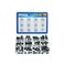 BOJACK 12 values 120 pcs Opamp Darlington Timer Phototaoupler LM324 LM339 ULN2003AN ULN2803APG LM358P LM386 LM393 NE5532P NE555P UA741CN JRC4558D PC817 IC Assortment Kit.