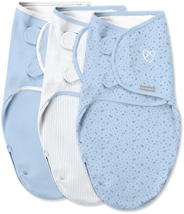 Swaddleme Easy Change Swaddle &ndash; Size Small/Medium, 0-3 Months, 3-Pack (Shooting Stars.