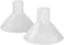 BeauGen Inserts, Soft Stretchy Clear Plastic Insert Flanges for Breast Pump, BPA Free Pumping Essentials Breast Pump Flange Insert Fits 21mm, 22mm, 23mm, 24mm, 25mm, 26mm, 27mm, 28mm (1 Pair.