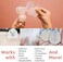BeauGen Inserts, Soft Stretchy Clear Plastic Insert Flanges for Breast Pump, BPA Free Pumping Essentials Breast Pump Flange Insert Fits 21mm, 22mm, 23mm, 24mm, 25mm, 26mm, 27mm, 28mm (1 Pair.