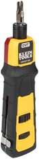Klein Tools Impact Punchdown Tool, 66/110 Blade, Spring-Loaded, MIM with Bayonet-Style, Twist-and-Lock Socket, Data Punchdown VDV427-300.