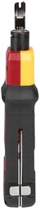 Klein Tools Impact Punchdown Tool, 66/110 Blade, Spring-Loaded, MIM with Bayonet-Style, Twist-and-Lock Socket, Data Punchdown VDV427-300.