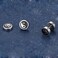 NewZenro 16G Yinyang Black Disc Round Stud Earrings for Men Women Cartilage Stainless Steel Flat Screw Back Fashion Personalized Hypoallergenic Piercing Jewelry Gifts for Birthday Bff Xmas 8mm, Metal,