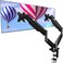 suptek Dual Monitor Mount Stand-Height Adjustable Gas Spring Monitor Arm Desk Mount for 2 Computer Screens 17 to 27 inches - Each Arm Holds up to 13. 2lbs(MD8SP.