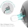 NANOB&Eacute;B&Eacute; Nanobebe Flexy Silicone Baby Bottle, Anti-Colic, Natural Feel, Non-Collapsing Nipple, Non-Tip Stable Base, Easy to Clean, 3-Pack, Gray, 9oz/ 270 ml.