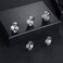 Magitaco Stainless Steel Spinner Rings Fidget Band Rings Moon Star Flower Butterfly Anxiety Rings for Women Men.