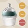 Tommee Tippee Closer to Nature Soft Feel Silicone Baby Bottles, Slow Flow Breast-Like Teat with Anti-Colic Valve, Stain and Odour Resistant, 150ml, Pack of 2.