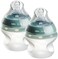 Tommee Tippee Closer to Nature Soft Feel Silicone Baby Bottles, Slow Flow Breast-Like Teat with Anti-Colic Valve, Stain and Odour Resistant, 150ml, Pack of 2.