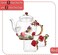 طقم زجاجي من Brew To A Tea BTaT، كوبان فاخران، إبريق زجاجي، طقم غلاية، إبريق، إبريق زجاجي، طقم للكبار، غلاية زجاجية، كوب زجاجي، كوب جميل، إبريق، كوب فاخر، طقم فاخر.
