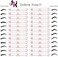 Linkinghome Eyebrow Stencil, 24pcs, Reusable Eyebrow Template With Strap, 3 Min Makeup Tool For Eyebrows.