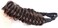 BOBIYA Messy Wide 2 Strands Synthetic Hair Braided Headband Classic Chunky Braid Headband Elastic Stretch Hairpiece Women Girl Beauty Accessory (Brunette Brown.
