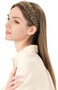 BOBIYA Messy Wide 2 Strands Synthetic Hair Braided Headband Classic Chunky Braid Headband Elastic Stretch Hairpiece Women Girl Beauty Accessory (Brunette Brown.