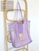 HOXIS Mesh Beach Tote Womens Shoulder Handbag.