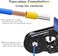 haisstronica Ferrules Crimping Tool Kit Black Ferrule Crimper with 1200pcs Ferrule Wire End Ferrules AWG 23-10 Ferrule Terminals.