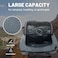 MIER Water Resistant Backpack Duffle Heavy Duty Convertible Duffle Bag with Backpack Straps for Gym, Sports, Travel, Gray, 60L, Heavy Duty Convertible Duffle Bag With Backpack Straps.