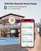 مقياس الرطوبة والحرارة ThermoPro TP359 بتقنية البلوتوث، جهاز مراقبة درجة الحرارة والرطوبة لاسلكي عن بعد بمدى 260 قدمًا، مع شاشة LCD كبيرة بإضاءة خلفية، مقياس حرارة ورطوبة للغرف الداخلية، تسجيلات الحد