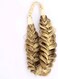 BOBIYA Messy Wide 2 Strands Synthetic Hair Braided Headband Classic Chunky Hair Braid Headbands Elastic Stretch Braid Headbands (Highlighted.