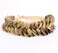 BOBIYA Messy Wide 2 Strands Synthetic Hair Braided Headband Classic Chunky Hair Braid Headbands Elastic Stretch Braid Headbands (Highlighted.