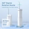 SYNHOPE Water Flosser [Mini Cordless Portable] Oral Irrigator Water Teeth Cleaner Pick, Telescopic Water Tank, 3 ModesIPX7 Waterproof, HomeTravel Water Flossers for Teeth, Braces Bridges Care.