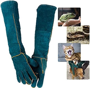 PeSandy Animal Handling Gloves Bite Proof, 60CM Durable Bite Resistant Gloves for Bathing,Grooming,Welding, Handling Dog/Cat/Bird/Snake/Parrot/Lizard/Reptile- Scratch/Bite Resistant Protection Gloves.