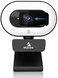 NexiGo StreamCam N930E with Software, 1080P Webcam with Ring Light and Privacy Cover, Auto-Focus, Plug and Play, Web Camera for Online Learning, Zoom Meeting Skype Teams, PC Mac Laptop Desktop.