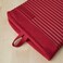Kitchenaid Ribbed Soft Silicone Oven Mitt Set, 7"x13", Passion Red.