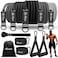 HPYGN Resistance Bands Set, Exercise Bands, Workout Bands, 5 Tube Fitness Bands with Door Anchor, Handles, Portable Bag, Legs Ankle Straps for Musle Training, Physical Therapy, Shape Body, Home Workou