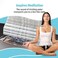 Homedics White Waters Relaxation Indoor Tabletop Fountain, Ambient LED Lighting and Natural Waterfall Sounds for Home, Office, Bedroom, Desktop, Spa and D&eacute;cor, 6. 10&rdquo;x4. 25&rdquo;x10&rdquo;.