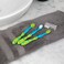 Dr. Talbot's Oral Care Set with Stand; 4-Stage System with 1 Silicone Finger Massager, 2 Massaging Brushes, 1 Soft Nylon Bristle Toddler Toothbrush; 0Months, BlueAqua.
