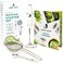 Jade Leaf Matcha Modern Starter Set - Includes: Electric Matcha WhiskMilk Frother, Stainless Steel Spoon, Stainless Steel Sifter, and Printed Handbook.