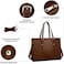 Lubardy Laptop Bag for Women 15. 6 inch Laptop Tote Bag Leather Classy Computer Briefcase.