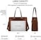 Lubardy Laptop Bag for Women 15. 6 inch Laptop Tote Bag Leather Classy Computer Briefcase.