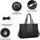Lubardy Laptop Bag for Women 15. 6 inch Laptop Tote Bag Leather Classy Computer Briefcase.