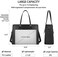Lubardy Laptop Bag for Women 15. 6 inch Laptop Tote Bag Leather Classy Computer Briefcase.