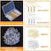 Thrilez Hypoallergenic Earring Hooks, 600Pcs Earring Making Kit with Hypoallergenic Earring Hooks, Jump Rings and Clear Rubber Earring Backs for DIY Jewelry Making (Silver and Gold.