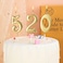 PHD CAKE 10-Count 0-9 Gold Number Birthday Candles, Number One Birthday, Gold Number Candles, Party Celebration, Baby Showers.