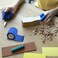 BeaverCraft Cut Resistant Tape Adherent Wrap Tape No-Cut Tape for Wood Carving and Whittling NCT6 (Cut Resistant Tape 6pcs.