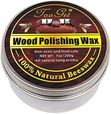 TooGet Wood Seasoning Beewax Furniture PolishRestoration Care Beewax, Fit for Woods, Furniture, Bamboo, Wooden Surfaces, Polish Protection - 7OW.
