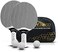 Senston Table Tennis Rackets Set, Professional Table Tennis Racket with 3 Balls, Composite Rubber Ping Pong Paddle Set.