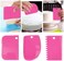 Jutoe 22pcs Piping Bags and Tips set,2 Reusable Silicone Pastry Bag with 14 Stainless Steel Nozzle Icing Tips Set, 3 Icing Smoother2 Couplers1Sealing clip for Baking Decorating Cake Tool (Pink.