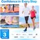 Modvel FootAnkle Brace Socks for Sprained Ankle Compression Sleeve - Plantar Fasciitis Relief Brace, Foot Support for WomenMen - TendonitisArthritis Foot Sleeve, Stabilizing Ankle Wrap.