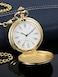 Pangda Vintage Pocket Watch Steel Men Watch with Chain for Fathers Day Xmas Present Daily Use.