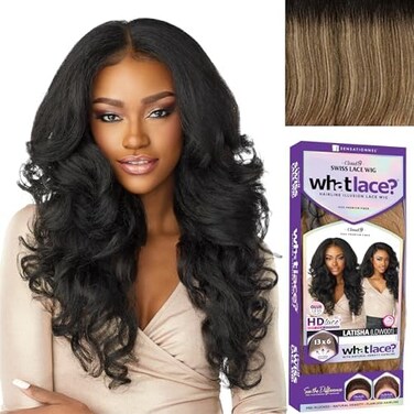 Sensationnel HD Lace Front Wig Cloud 9 What Lace Swiss Lace 13X6 Latisha (FLAMBOYAGESAND.