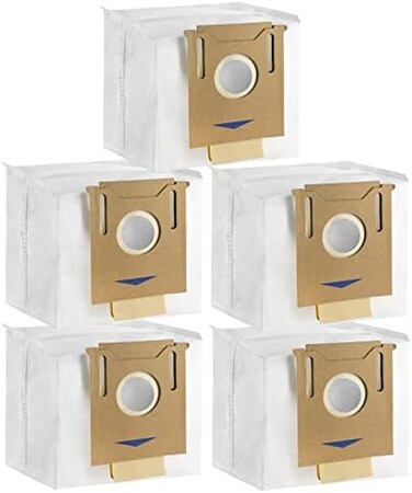 أكياس غبار من تشوانتشنغ، عبوة من 5 أكياس، لقطع غيار المكانس الكهربائية ECOVACS T8 /T8 AIVI DX93 DDX96.
