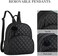 ECOSUSI Mini Backpack Women Leather Small Backpack Purse for Teen Girl Cute Pom Bookbag Travel Shoulder Bag with Charm Tassel.