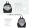 ECOSUSI Mini Backpack Women Leather Small Backpack Purse for Teen Girl Cute Pom Bookbag Travel Shoulder Bag with Charm Tassel.